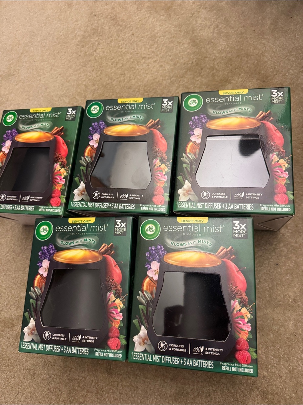 Air Wick Essential Mist Portable Diffuser - Black (Pack)